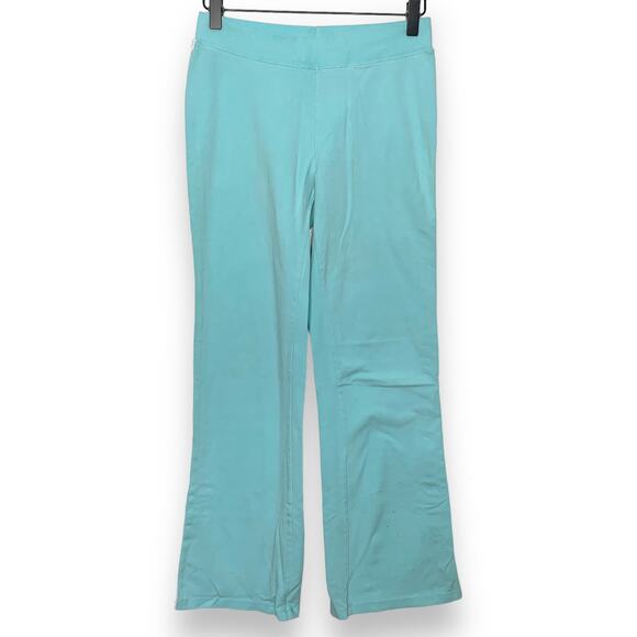 3/$20 Vintage Y2K Moda International light blue side stripe lounge pants SZ M - Picture 1 of 12